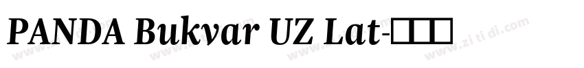 PANDA Bukvar UZ Lat字体转换